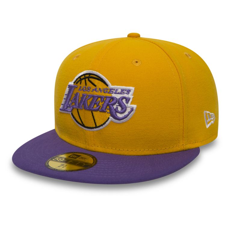 Gorras New Era 59fifty Amarillos - LA Lakers Essential 96720CMAI